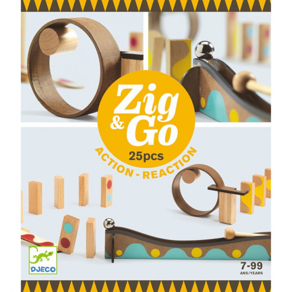 ZIG & GO - 25 pièces DJECO 5642
