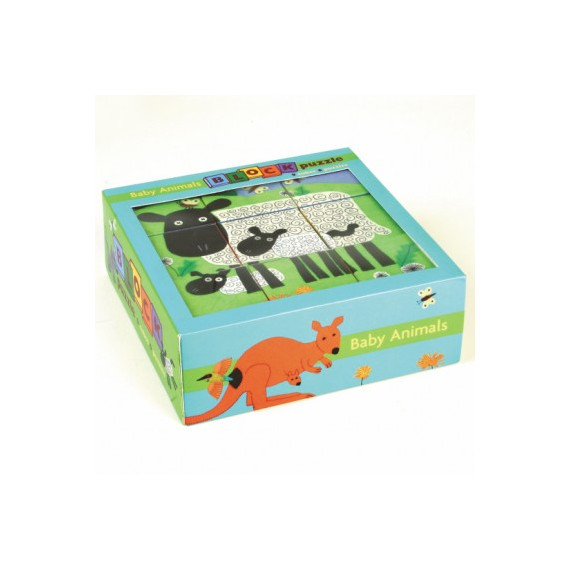 Puzzle cubes bébés animaux, cubes enfants MUDPUPPY Puzzle cubes bébés animaux, cubes enfants MUDPUPPY