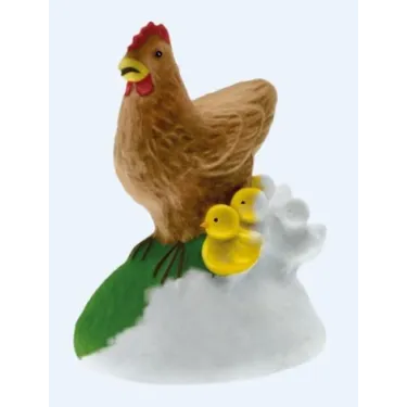 Mako Moulages 'La poule et ses poussins' 39044