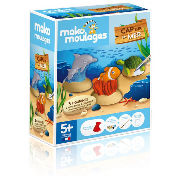 Mako Moulages "Cap sur la mer" étui 3 moules 39048