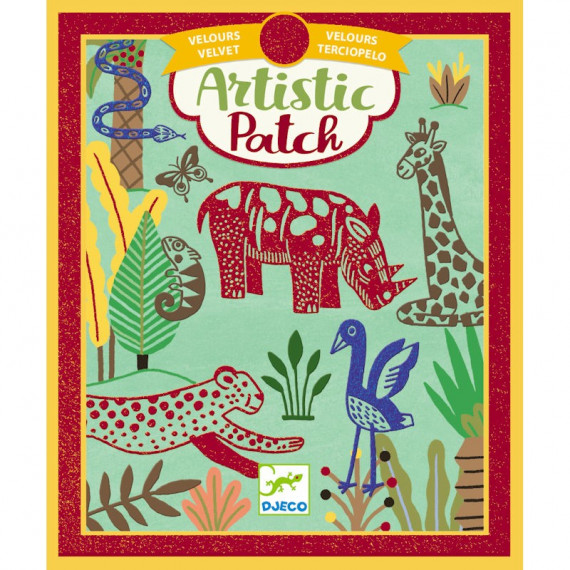 Artistic Patch Velours "Animaux sauvages" DJECO 9471