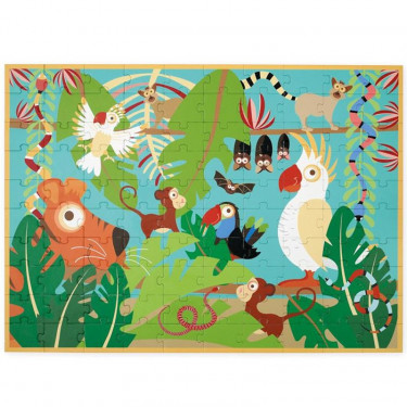 Puzzle 100 pcs Jungle Scratch