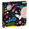 Puzzle qui Brille dans le Noir "Espace" 500 pcs Mudpuppy