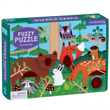 Puzzle tactile 'Dans les bois' 42 pcs Mudpuppy