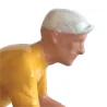 Figurine cycliste maillot jaune _ Bernard & Eddy