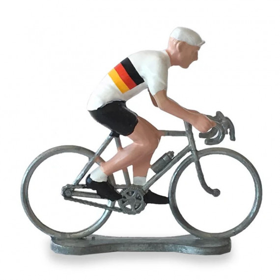 Figurine cycliste maillot Allemagne _ Bernard & Eddy