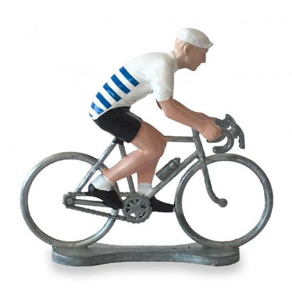 Figurine cycliste maillot Bretagne _ Bernard & Eddy