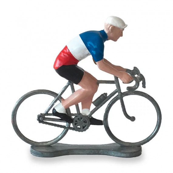 Figurine cycliste maillot France _ Bernard & Eddy