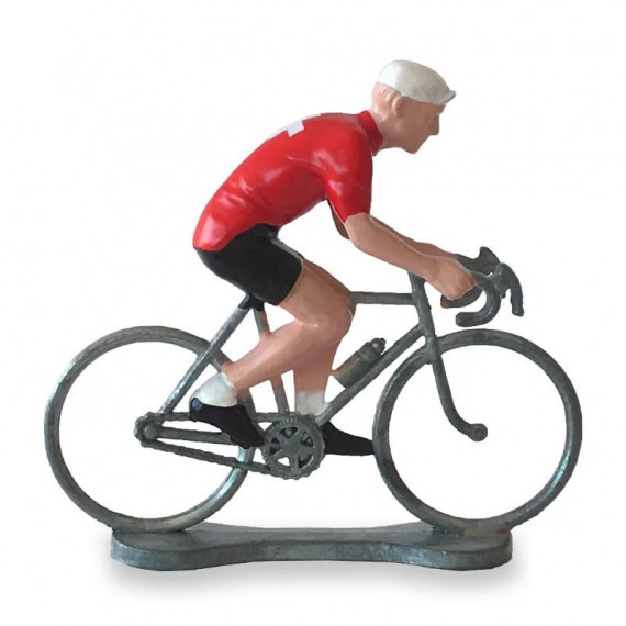 Figurine cycliste maillot Suisse _ Bernard & Eddy