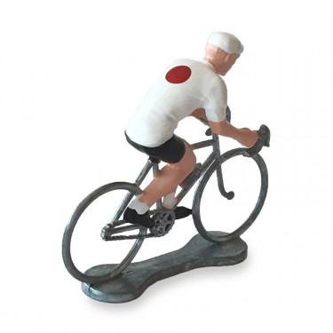 Figurine cycliste maillot Japon _ Bernard & Eddy