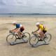 Figurine cycliste maillot 'Tour de France' _ Bernard & Eddy