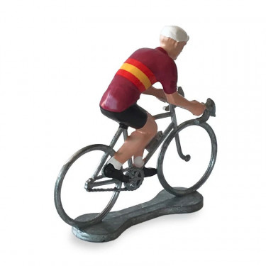 Figurine cycliste maillot 'Tour d'Espagne' _ Bernard & Eddy