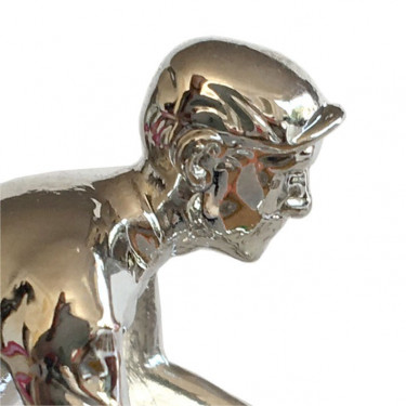 Figurine cycliste d'argent _ Bernard & Eddy