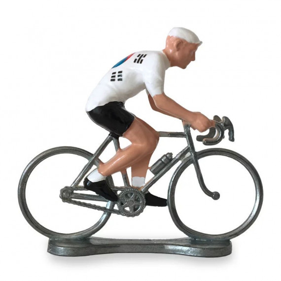 Figurine cycliste maillot Corée du Sud _ Bernard & Eddy