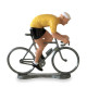 Figurine cycliste sprinteur maillot jaune_ Bernard & Eddy