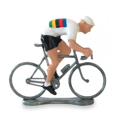 Figurine cycliste sprinteur champion du monde _ Bernard & Eddy