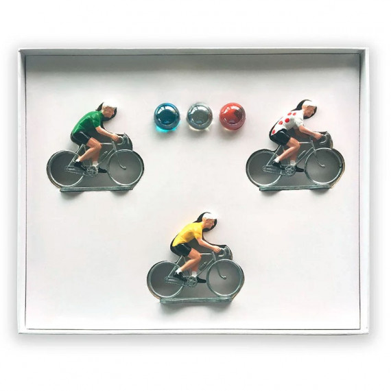 Coffret jeu 3 cyclistes _ Bernard & Eddy