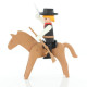 Le shérif et son cheval Playmobil Collectoys Plastoy