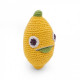 Hochet citron en crochet "The veggy toys", coton bio