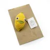 Hochet citron en crochet "The veggy toys", coton bio