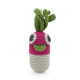 Hochet grand radis en crochet "The veggy toys", coton bio