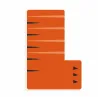 Lettre L en bois DJECO Animaux graphiques / rouge