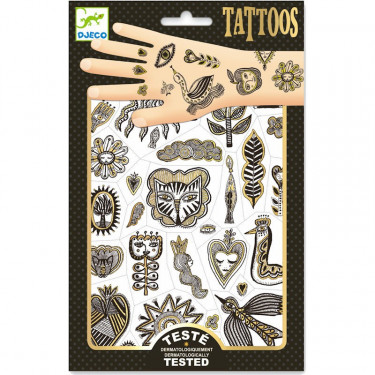 Tatouages 'Golden chic' DJECO 9595