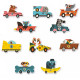 Puzzle duo 'Bolides' 10 x 2 pcs DJECO 8148