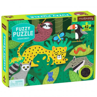 Puzzle tactile 'Forêt tropicale' 42 pcs Mudpuppy