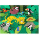 Puzzle tactile 'Forêt tropicale' 42 pcs Mudpuppy