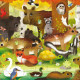 Puzzle 36 pcs 'Les amis de la forêt' CROCODILE CREEK