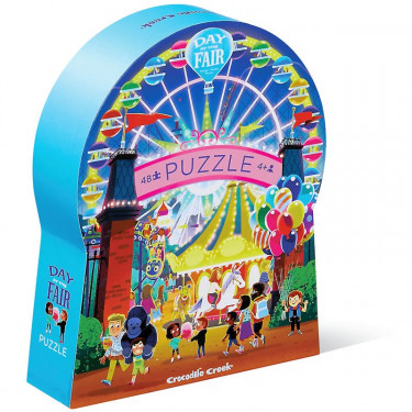 Puzzle Une journée à la fête foraine 48 pcs CROCODILE CREEK