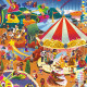 Puzzle Une journée à la fête foraine 48 pcs CROCODILE CREEK