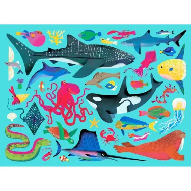 Puzzle animaux marins 500 pcs CROCODILE CREEK