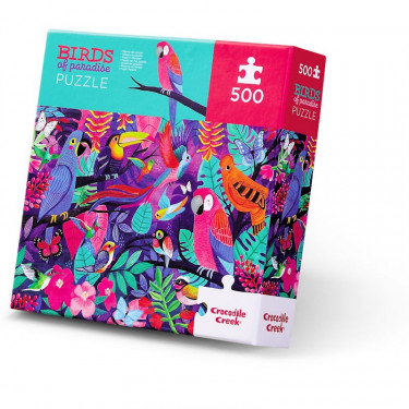 Puzzle oiseaux de paradis 500 pcs CROCODILE CREEK