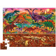 Puzzle dessus-dessous 'Le monde des dinosaures' 48 pcs CROCODILE CREEK