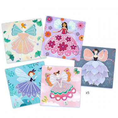 Pochoirs Fées du jardin DJECO 8821