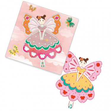 Pochoirs Fées du jardin DJECO 8821