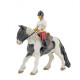 Poney avec selle, figurine PAPO 51117