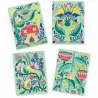 Cartes à gratter pastel 'Jardin fabuleux' DJECO 9719