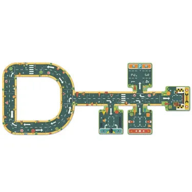 Puzzle "Routes" Pop to play DJECO 7162