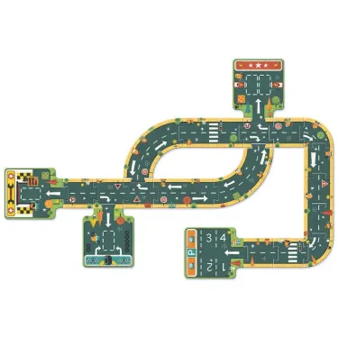 Puzzle "Routes" Pop to play DJECO 7162