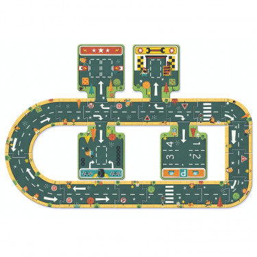 Puzzle "Routes" Pop to play DJECO 7162