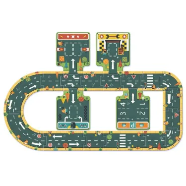 Puzzle "Routes" Pop to play DJECO 7162