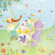 La princesse du printemps, puzzle 36 pcs silhouette DJECO 7238