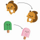Stickers animés 'Emoji' DJECO 9266