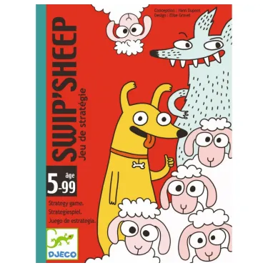 Swip'Sheep, jeu de cartes DJECO 5145
