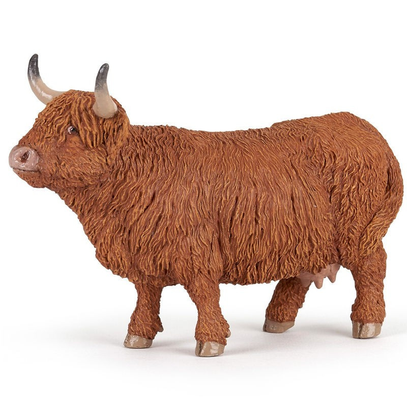 Figurine vache highland, figurine papo 51178