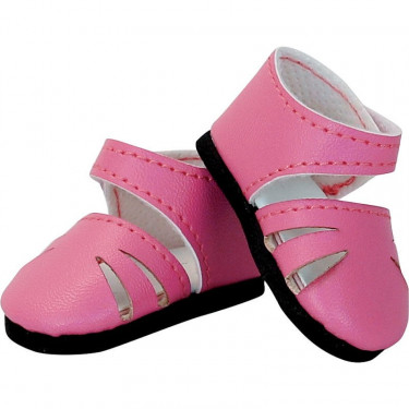 Chaussures roses à bride pour poupées de 34 cm Petitcollin