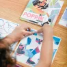 3 puzzles en stickers "Princesses" Poppik